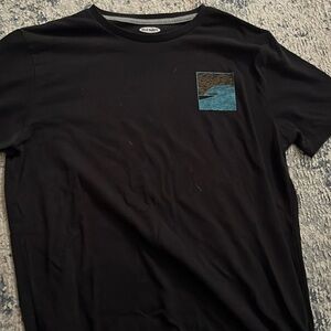 small black t shirt